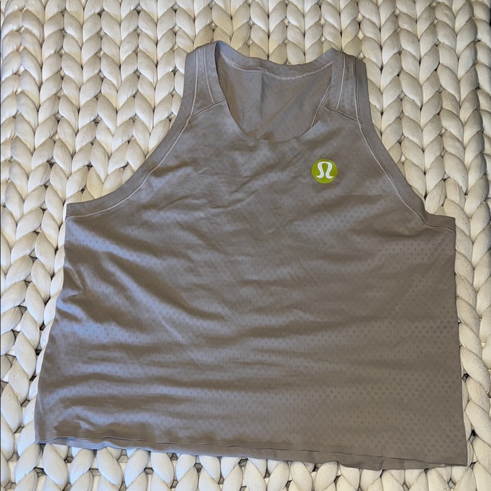 lululemon athletica Gray Tank Top